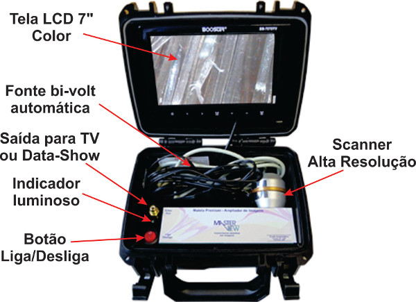 Maleta Premium - equipamento para anlise capilar